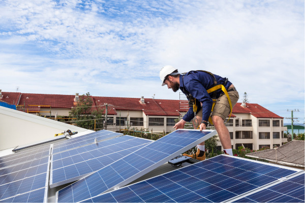 Solar panel installation on the Gold Coast by Solarcell experts.