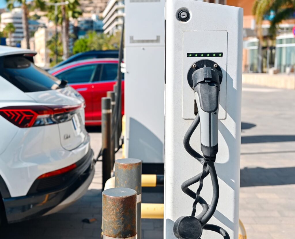 Professional EV charger setup by solarcell, Gold Coast